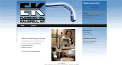 Desktop Screenshot of ekplumbingmt.com